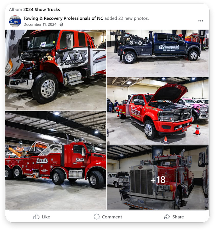 photos | Towing and Recovery Professionals of North Carolina